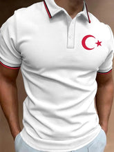 Men's Retro Turkish Liri Simple Polo Shirt cherishyouo